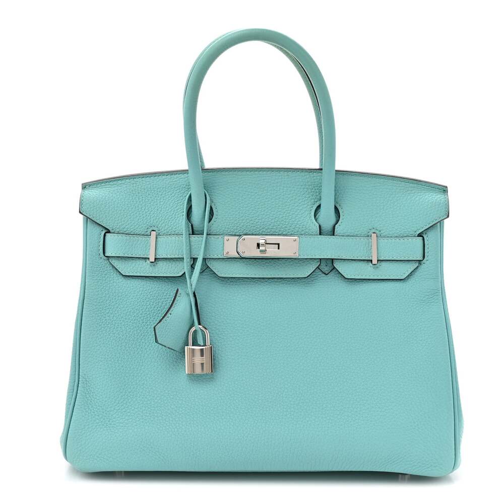 Hermes Togo Birkin 30 Bleu Atoll #313409H16B